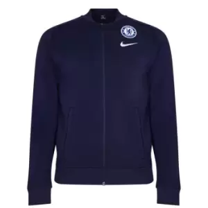 Nike GFA Fleece Tracksuit Top Mens - Blue