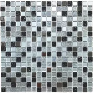 House of Mosaics City Glitter Mix Self Adhesive 0.09m2 Mosaic Tile