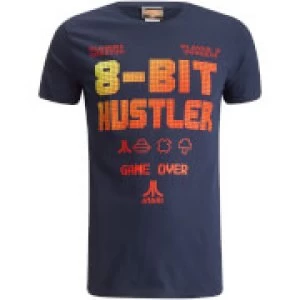 Atari Mens 8-Bit Hustler T-Shirt - Navy - S