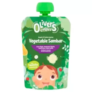 Olivers Cupboard Oliver's Cupboard Organic Vegetable Sambar, Halal Baby Food 7 Mths+