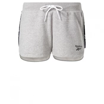 Reebok Tape Shorts Ladies - Grey Heather