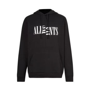 AllSaints Nico Pullover Hoody - Jet Black