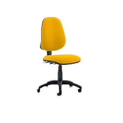 Dynamic Independent Seat & Back Task Operator Chair Without Arms Eclipse Plus III Senna Yellow Seat High Back