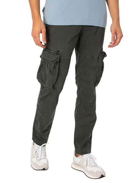 Superdry Core Cargo Trousers Surplus Goods Olive Green 30W x 32L