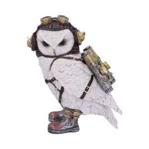 The Aviator Steampunk Owl Figurine