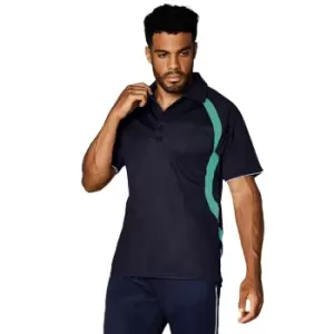 GamegearA Mens CooltexA Riviera Polo Shirt / Mens Sportswear (S) (Black/Electric Blue)