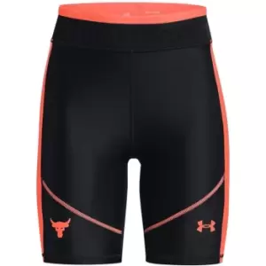 Under Armour Project Rock HeatGear Bike Shorts Womens - Black