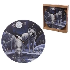 Wolf Warriors of Winter Decorative Wall Clock