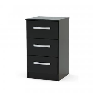 Lynx 3 Drawer Bedside Table