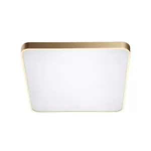 Sierra Square Integrated LED Panel, Gold