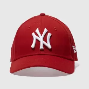 New Era Red Kids Ny Yankees 9forty Cap