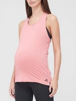 adidas Maternity Tank Top - Pink, Size S, Women