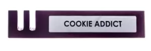 Cookie Addict' Wooden Desk Sign