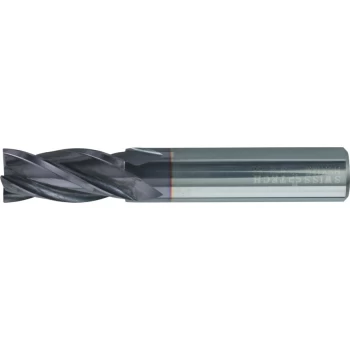 5.00MM Series 66 Carbide 4 Flute Plain Shank Short Series End Mills - EMQ-4PS Q-Coat Coated