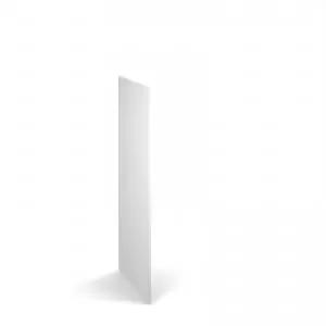 Flux single side finishing panel for 1300mm high locker - white