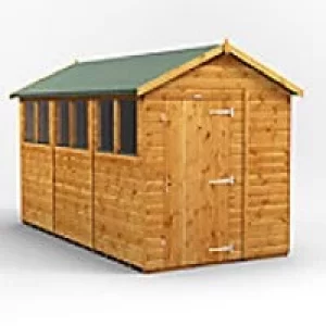 Power Garden Shed 126PA Golden Brown 12x6