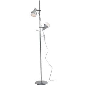 Fan Europe LEMONDE 2 Light Multi Arm Floor Lamp Chrome 36x153cm