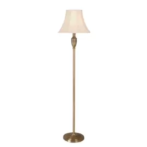 Village At Home The Lighting and Interiors Group Vienna Floor Lamp - Antique Brass