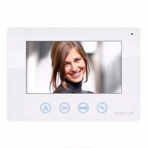 ESP Aperta White Colour Video Door Entry Monitor for Multi Intercom System