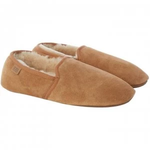 Just Sheepskin Garrick Closed Back Sheepskin Slipper - Chestnut