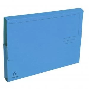 Forever Document Wallet A4 290gsm Blue Pack 50 73956EX