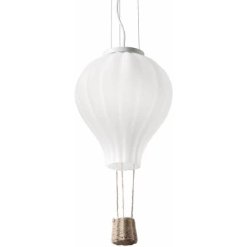 Ideal Lux Lighting - Ideal Lux Dream - 1 Light Ceiling Pendant White, E27