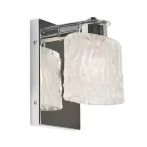 IP 44 Wall Light Sconce Polished Chrome LED G9 3.5W Bulb