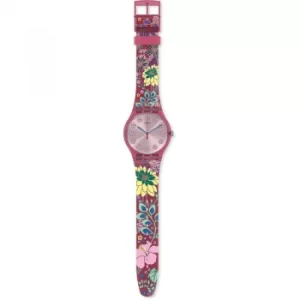 Ladies Swatch Dhabiscus Watch