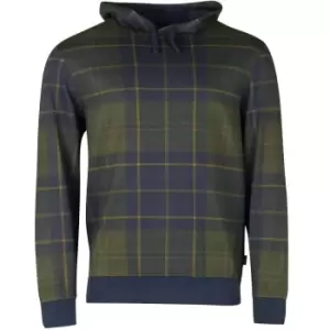 Barbour Mens Syston Popover Hoodie Olive XL