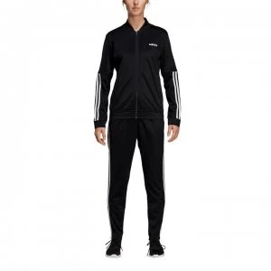 adidas Womens Back 2 Basics 3-Stripes Tracksuit - Black/White