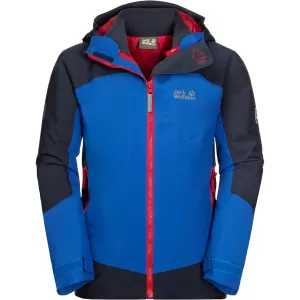 Jack Wolfskin Iceland Jacket Junior Boys - coastal blue