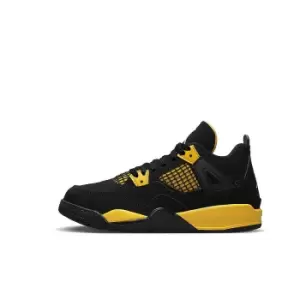 jordan JORDAN 4 RETRO THUNDER PS, BLACK/WHITE-TOUR YELLOW