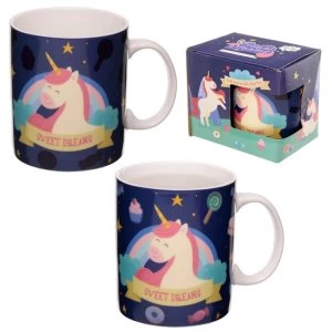 Sweet Dreams Unicorn Heat Colour Changing New Bone China Mug