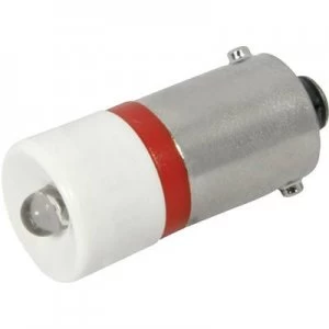 LED bulb BA9s Red 12 Vdc 12 V AC 390 mcd CML