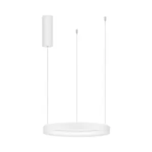 Guelph Integrated LED Pendant Ceiling Light Sandy White Aluminium LED 30W 1080Lm 3000K - Merano