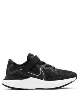 Nike Children Renew Run, Black, Size 13