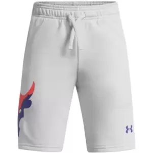 Under Armour Project Rock Terry Shorts Junior - Grey