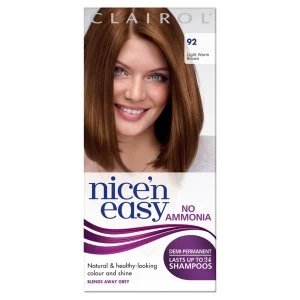 Nice'n Easy No Ammonia Hair Dye Light Warm Brown 92