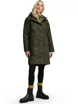 Regatta X Orla Kiely Waterproof Padded Parka - Khaki, Size 10, Women