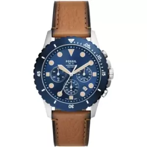 Fossil FB-01 Chronograph Tan Eco Leather Watch