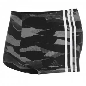 adidas 3S FIT Swim Shorts Mens - Black