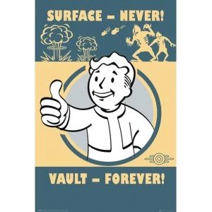 Fallout 4 Vault Forever Maxi Poster
