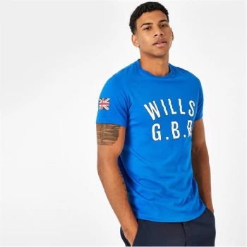 Jack Wills Denver Graphic Logo T-Shirt - Deep Blue