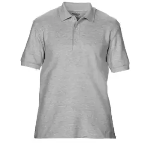 Gildan Mens Premium Cotton Sport Double Pique Polo Shirt (XL) (Sport Grey (RS))