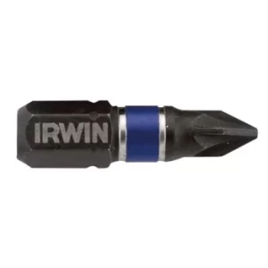 IRWIN Impact Pro Performance Screwdriver Bits PZ3 25mm (Pack 2)