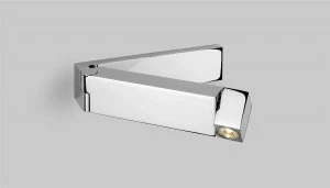 Swing Arm LED 1 Light Indoor Wall Light Polished Chrome