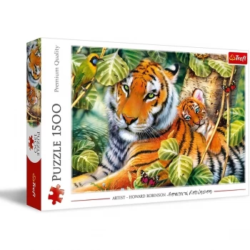 Two Tigers Jigsaw Puzzle - 1500 Pieces