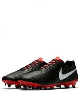 Nike Mens Tiempo Legend Academy Firm ground Football Boot Black Grey Size 10 Men