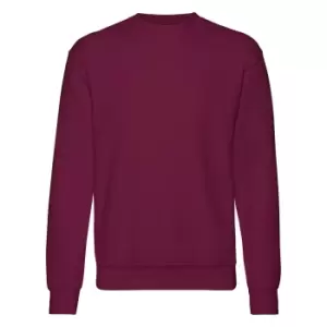 Fruit Of The Loom Mens Set-In BelcoroA Yarn Sweatshirt (2XL) (Burgundy)