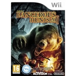 Cabelas Dangerous Hunts 2011 Nintendo Wii Game